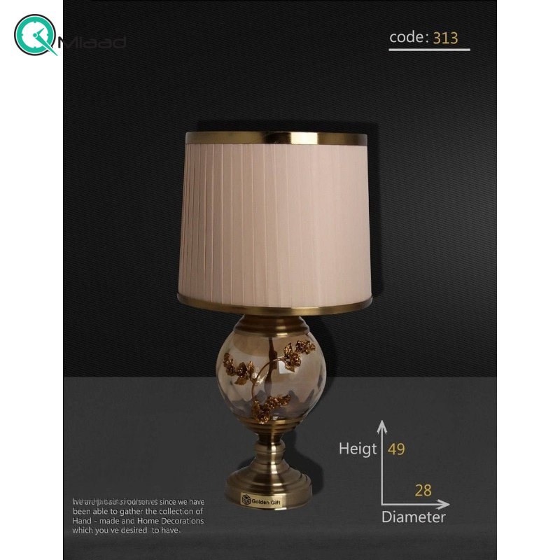 آباژور رومیزی طرح برنز مدل 313